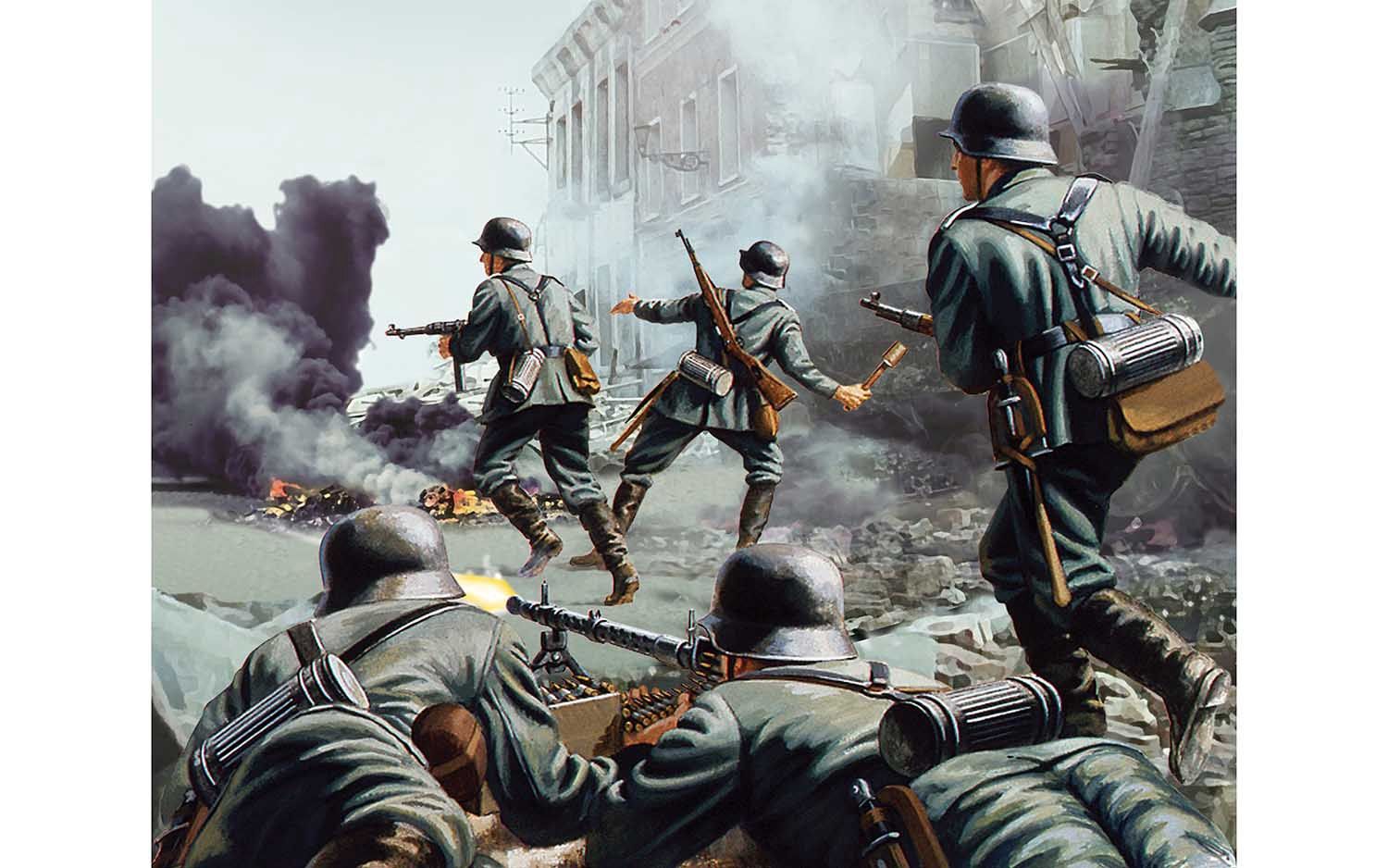 Military Airfix 1/32 WWII German Infantry (Vintage)
