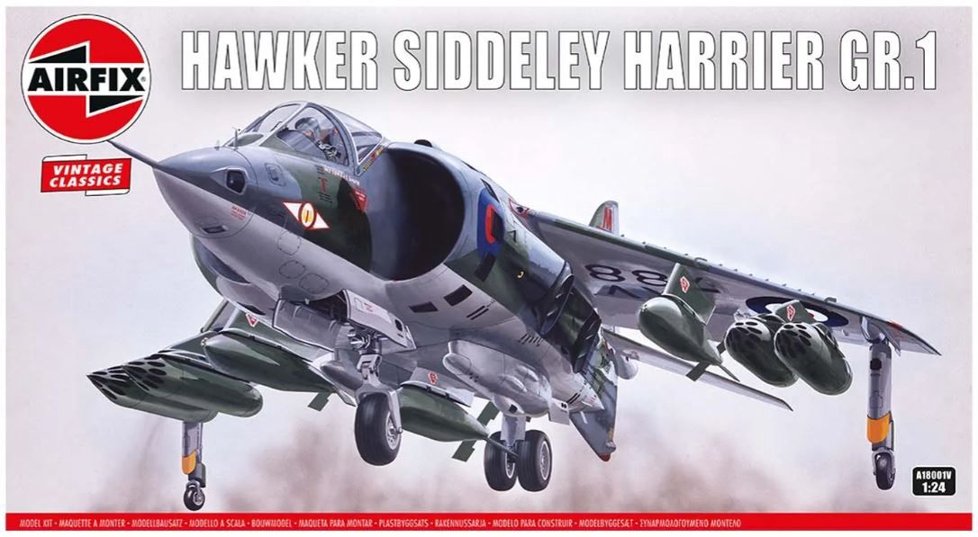 Aircraft Airfix 1/24 Hawker Siddeley Harrier GR.1