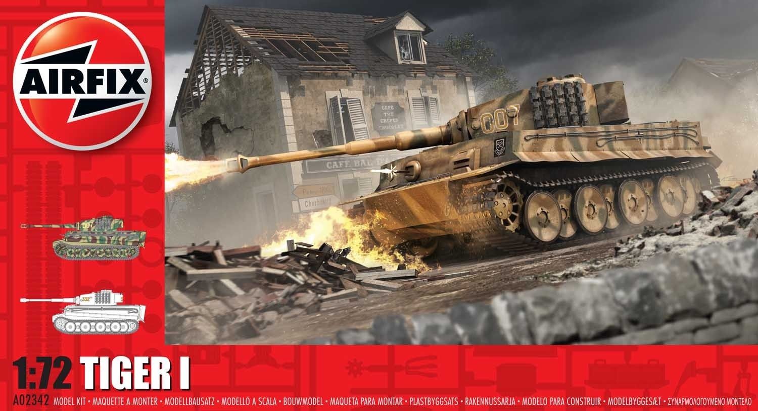 Military Airfix 1/72 Tiger 1 Tank