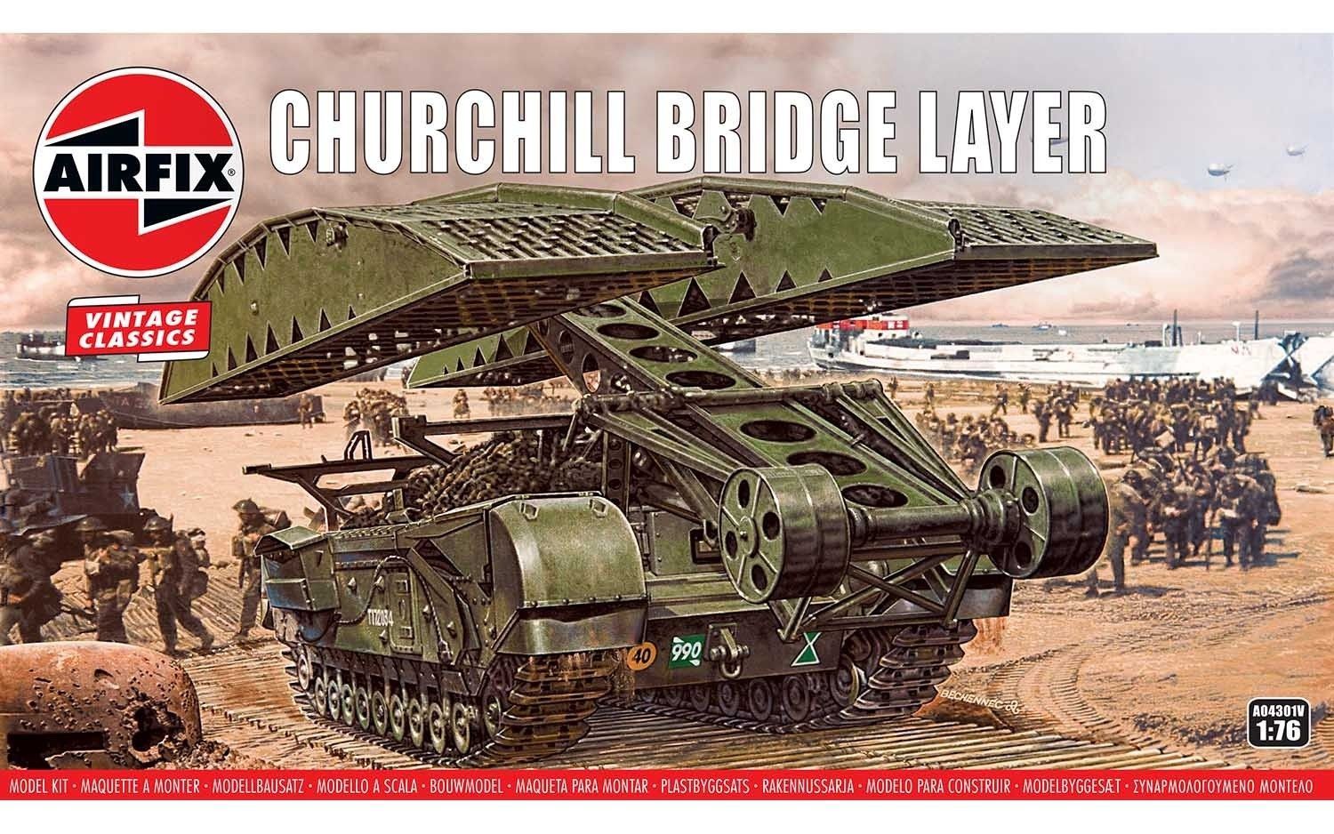 Military Airfix 1/76 Churchill Bridge Layer