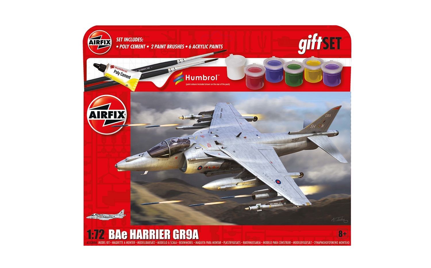 Aircraft Airfix 1/72 Hanging Gift Set - BAE Harrier GR.9A
