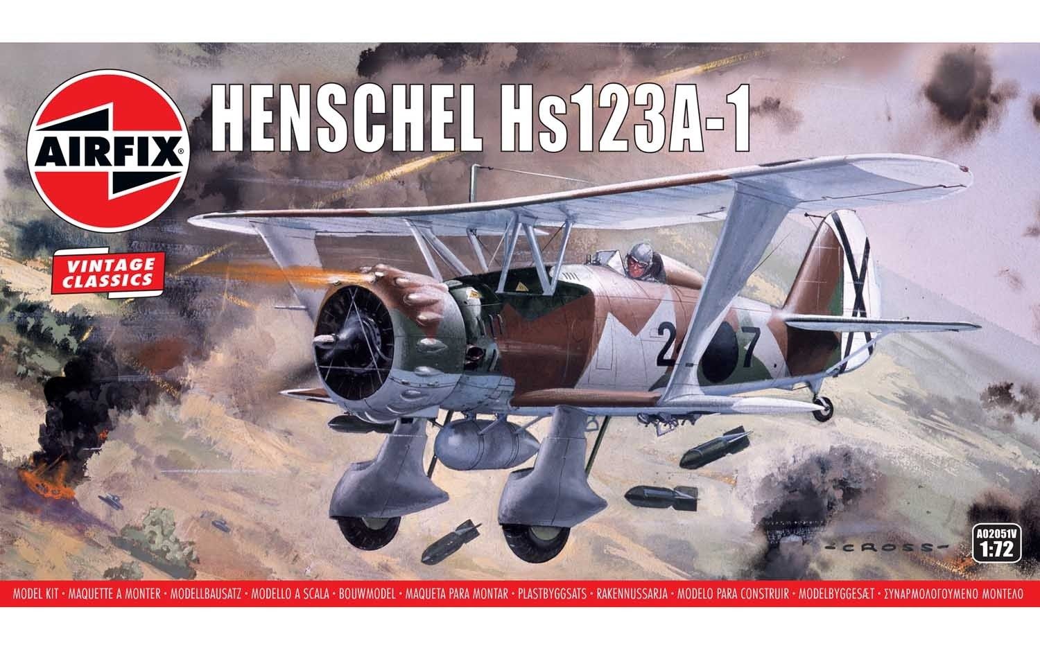 Aircraft Airfix 1/72 Henschel Hs123A-1