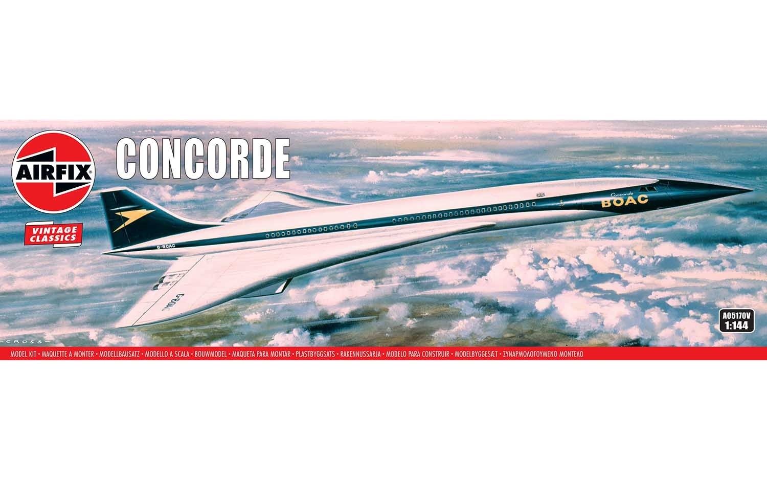 Aircraft Airfix 1/144 BOAC Concorde