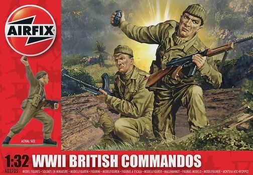Military Airfix 1/32 WWII British Commandos