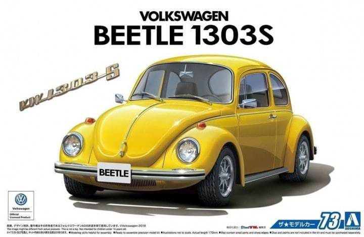 Cars, Bikes and Trucks Aoshima 1/24 Volkswagen Beetle 1303S