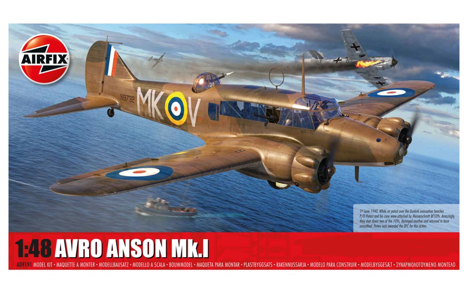 Aircraft Airfix 1/48 Avro Anson Mk.I