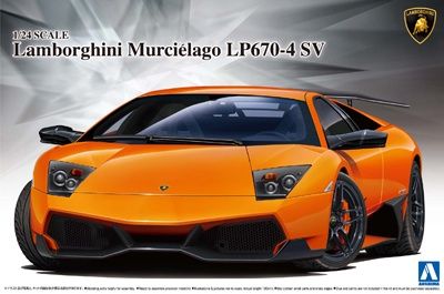 Cars, Bikes and Trucks Aoshima 1/24 Lamborghini Murcielago LP670-4 SV