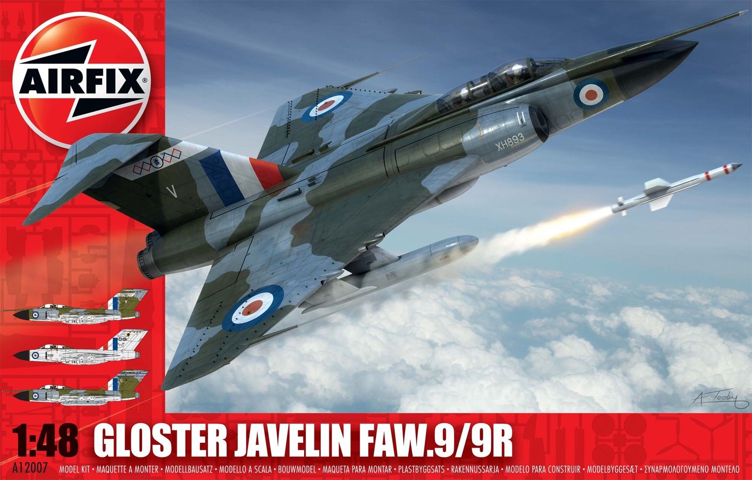 Aircraft Airfix 1/48 Gloster Javelin FAW.9/9R