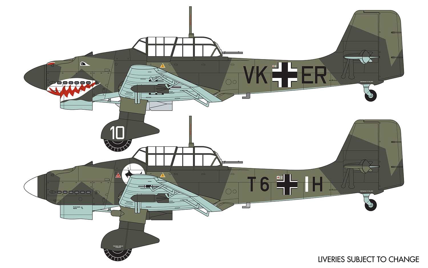 Aircraft Airfix 1/72 Junkers Ju-87 B-1 Stuka