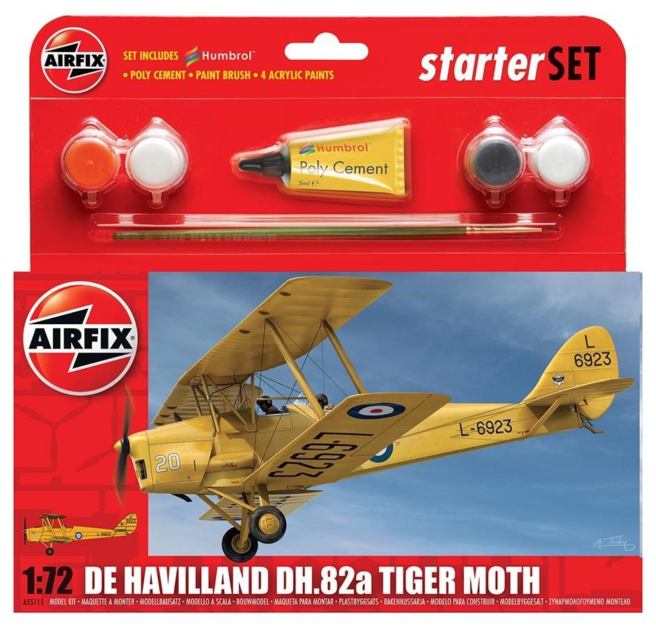 Aircraft Airfix 1/72 De Havilland DH.82a Tiger Moth