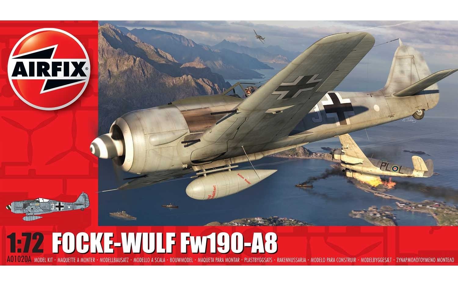 Aircraft Airfix 1/72 Focke-Wulf Fw190-A8