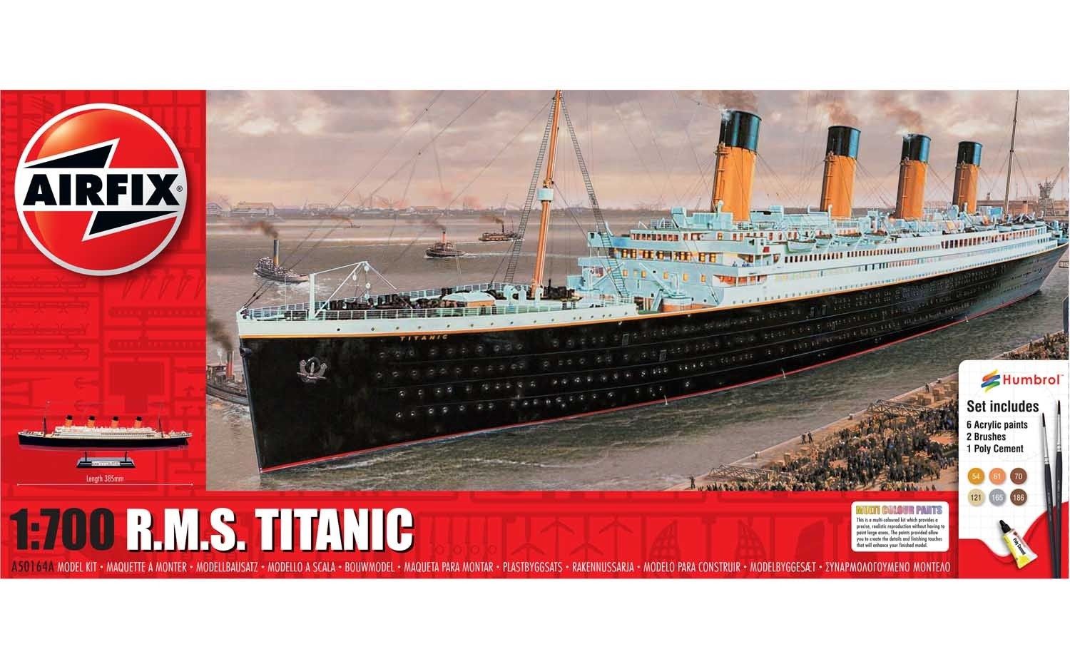 Ship Airfix 1/700 Titanic Gift Set