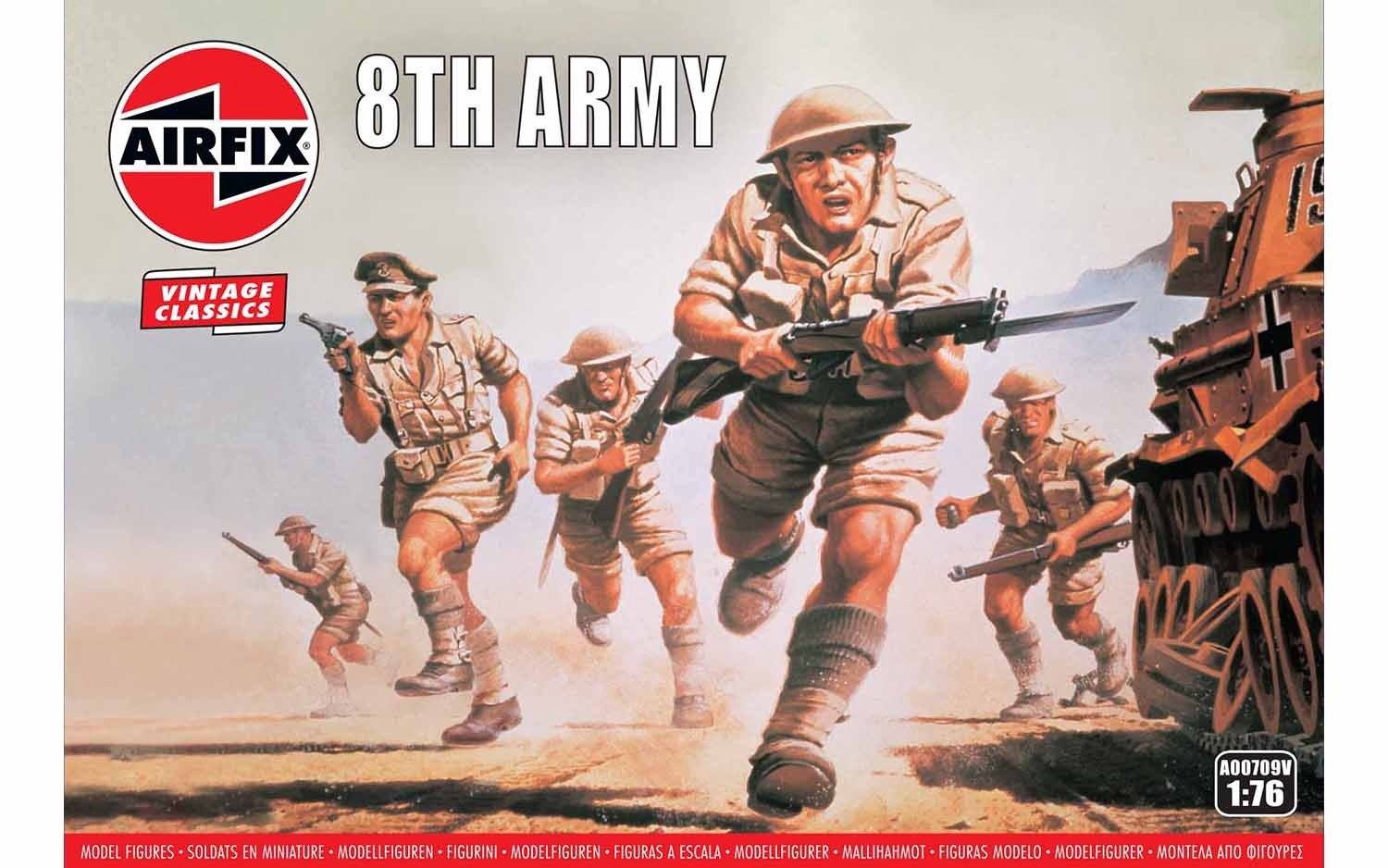 Military Airfix 1/76 British 8th Army