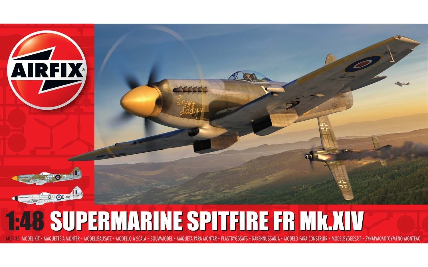 Aircraft Airfix 1/48 Supermarine Spitfire FR Mk.XIV