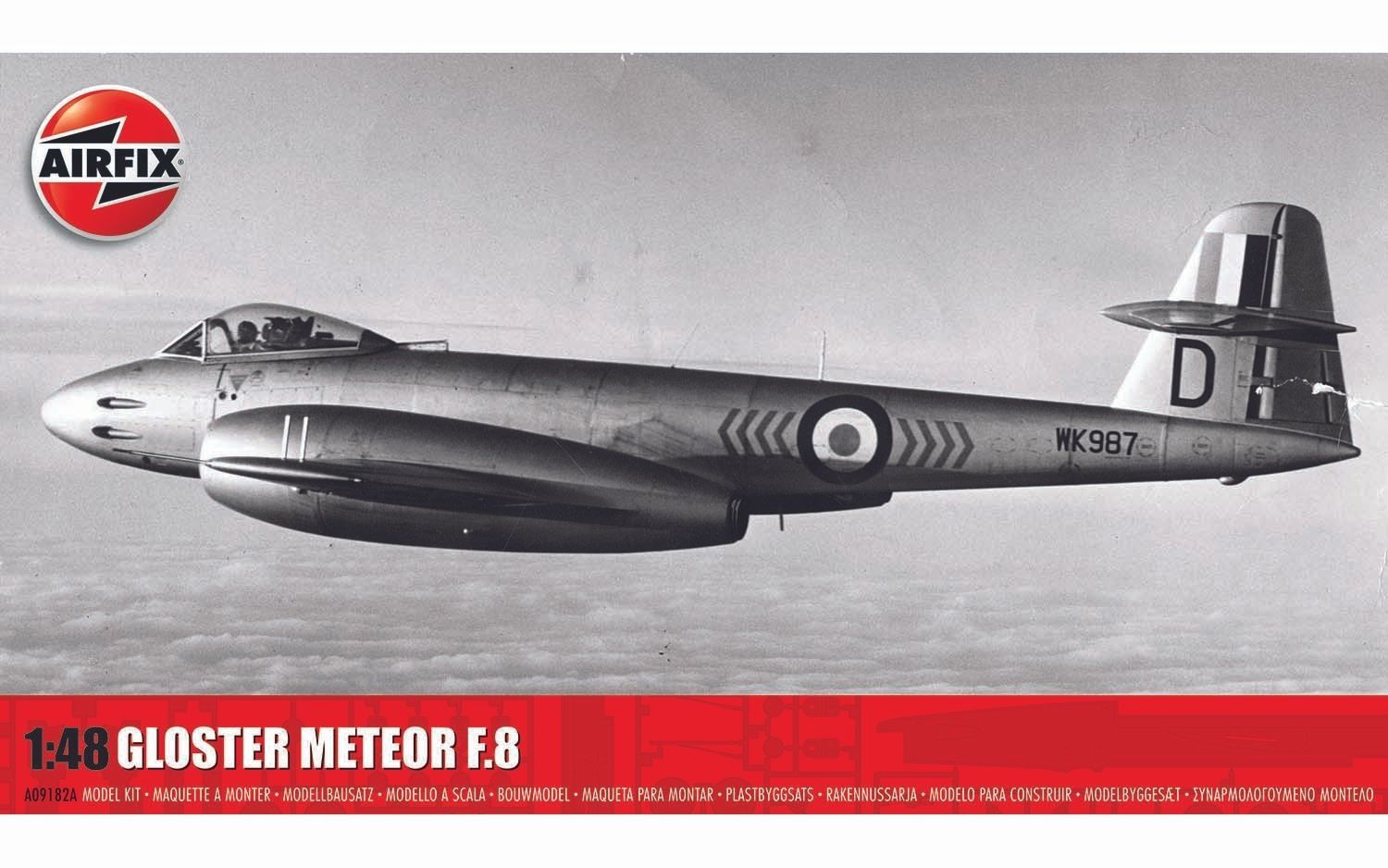 Aircraft Airfix 1/48 Gloster Meteor F.8