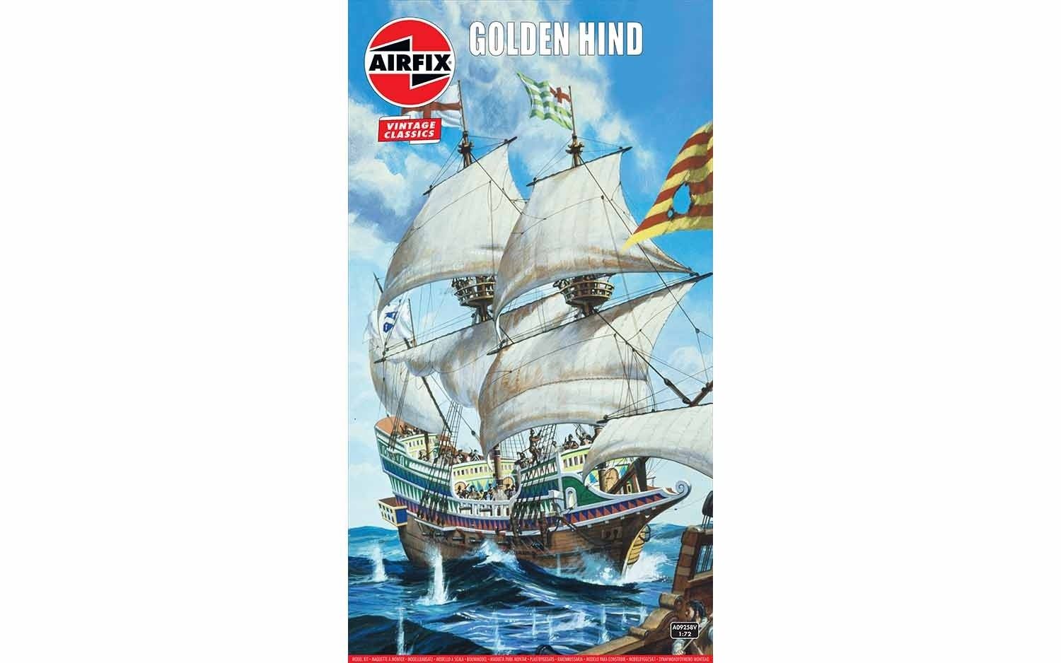 Ship Airfix 1/72 Golden Hind (Vintage)