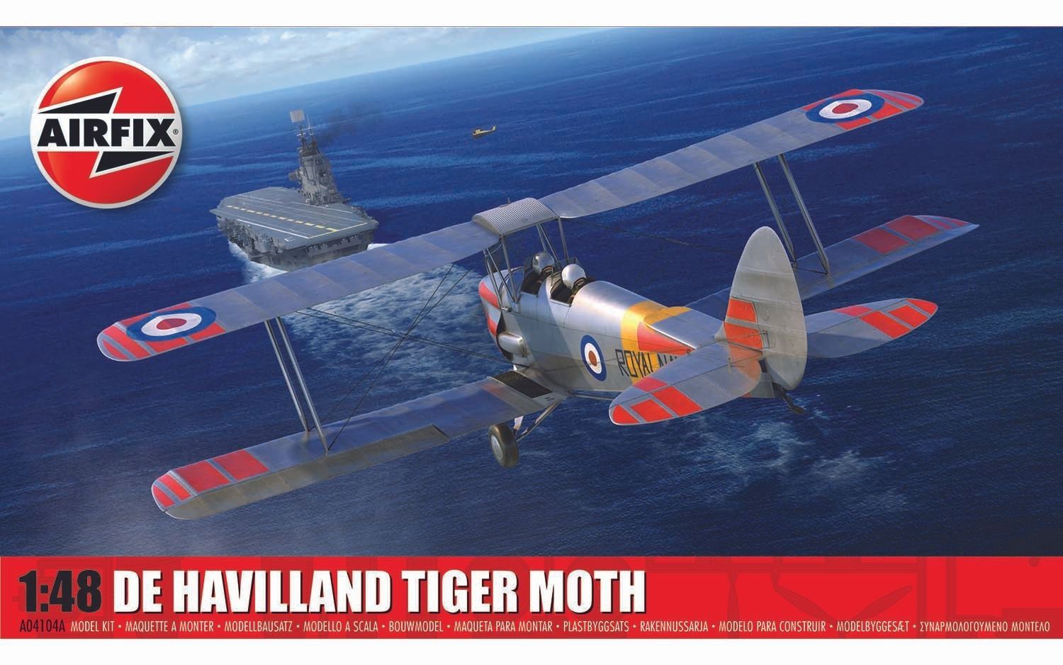 Aircraft Airfix 1/48 De Havilland Tiger Moth