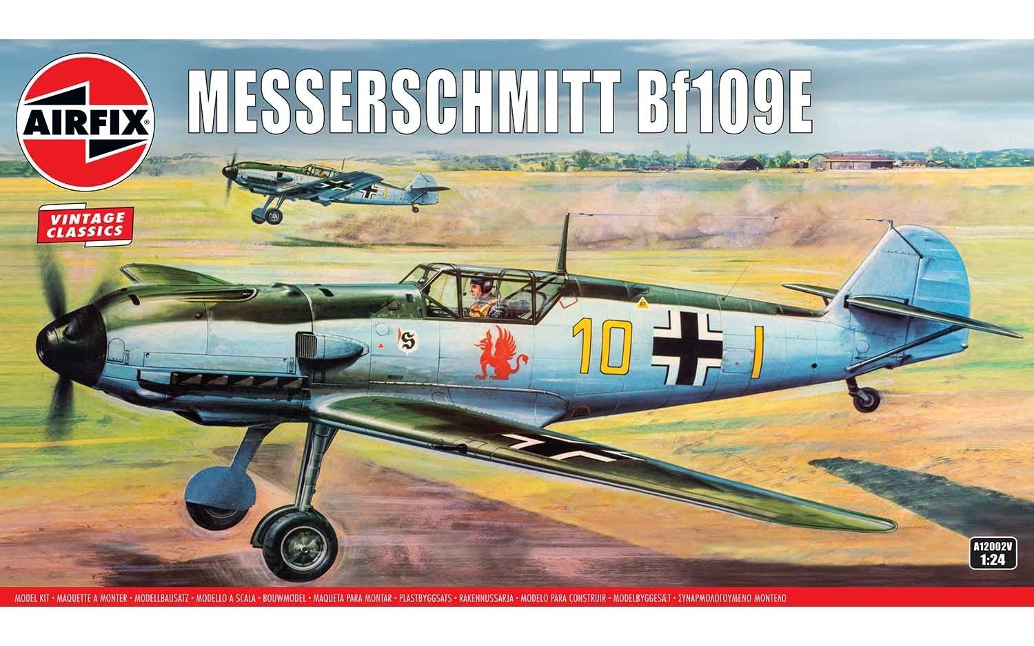 Aircraft Airfix 1/24 Messerschmitt Bf109E Vintage Kit