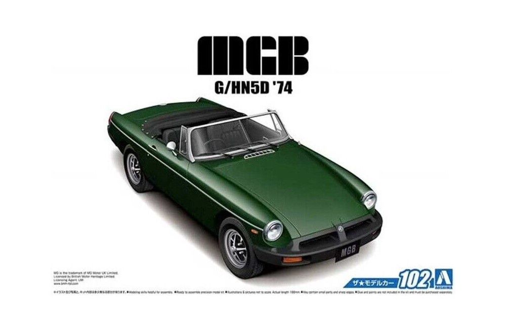 Cars, Bikes and Trucks Aoshima 1/24 MG-B Mk.3 1974
