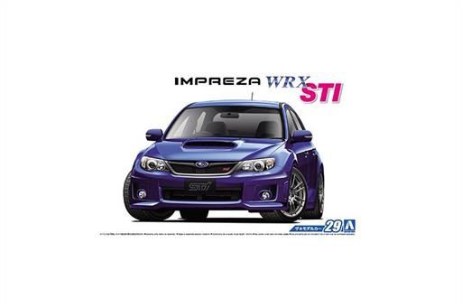 Cars, Bikes and Trucks Aoshima 1/24 Subaru Impreza GRB WRX STi 2010