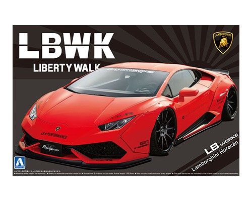 Cars, Bikes and Trucks Aoshima 1/24 LB Works Liberty Walk Lamborghini Huracan