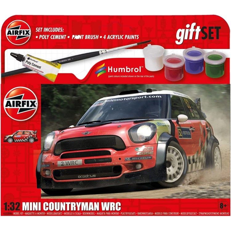 Cars, Bikes and Trucks Airfix 1/32 Hanging Gift Set - MINI Countryman WRC