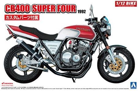 Cars, Bikes and Trucks Aoshima 1/12 Honda CB400 Super Four 1992