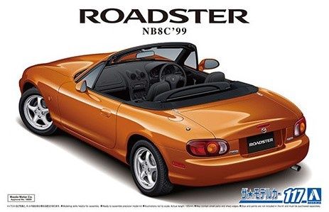 Cars, Bikes and Trucks Aoshima 1/24 Mazda MX5 NB8C 1999 Roadster