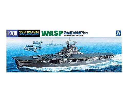 Ship Aoshima 1/700 1/700th WATERLINE KIT AIRCRAFT CARRIER USS WASP