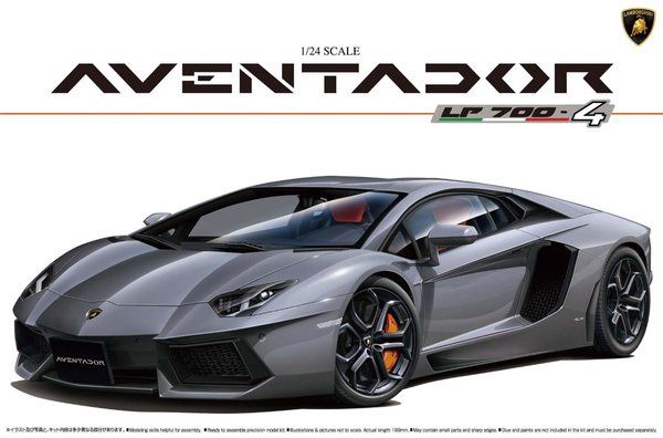 Cars, Bikes and Trucks Aoshima 1/24 Lamborghini Aventador LP700-4