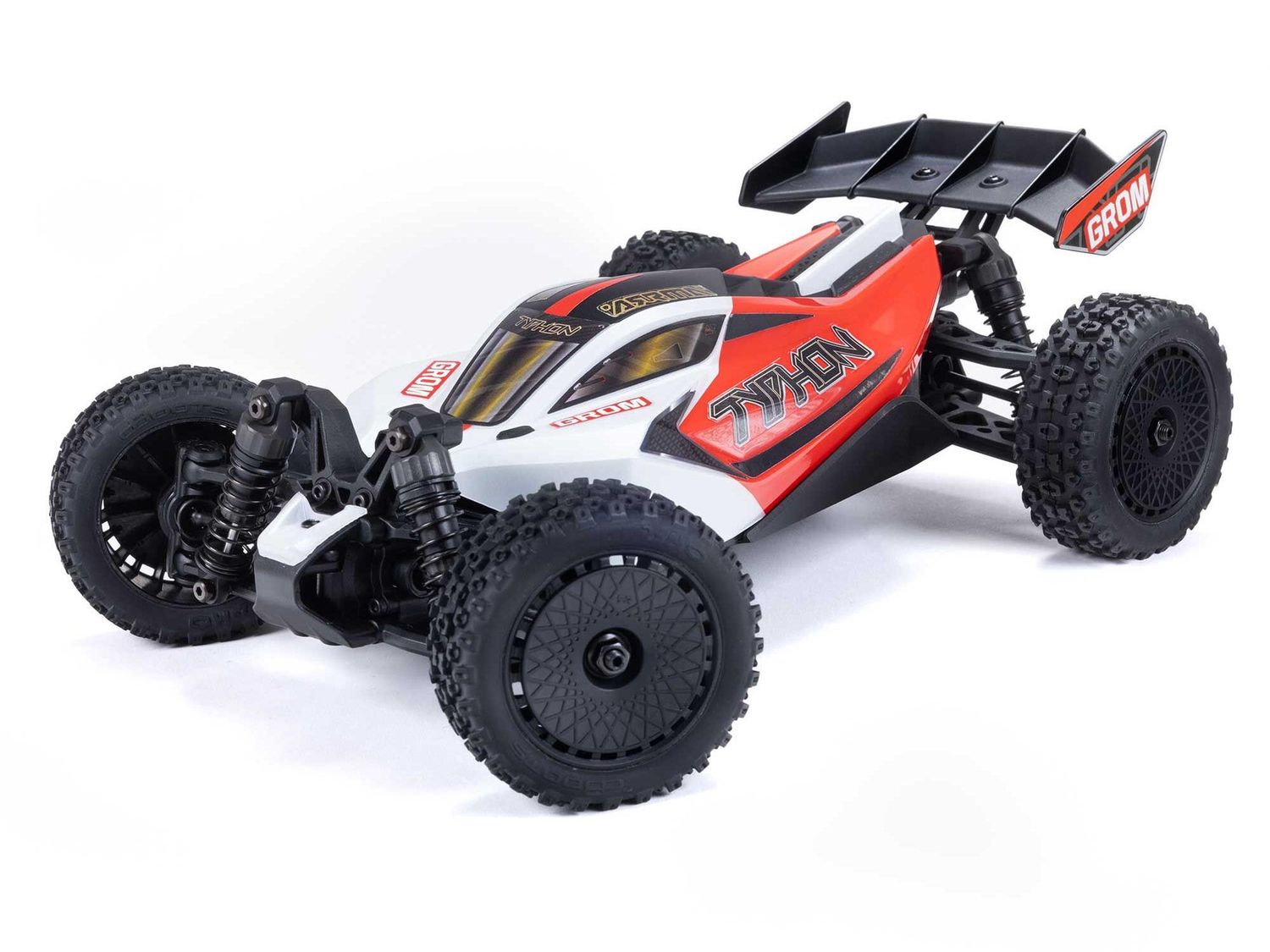 Typhon GROM 4wd Smart RTR w/Lipo Batt/USB Chg Red/White
