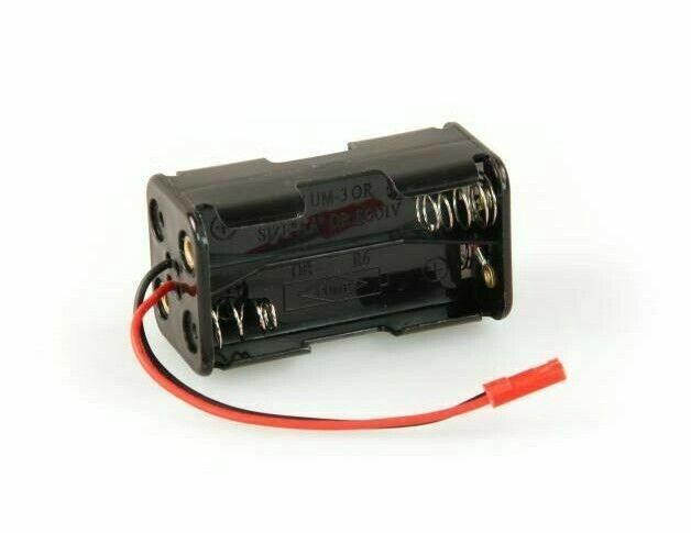 4 x AA Battery Holder Box (6v) - Red JST Plug