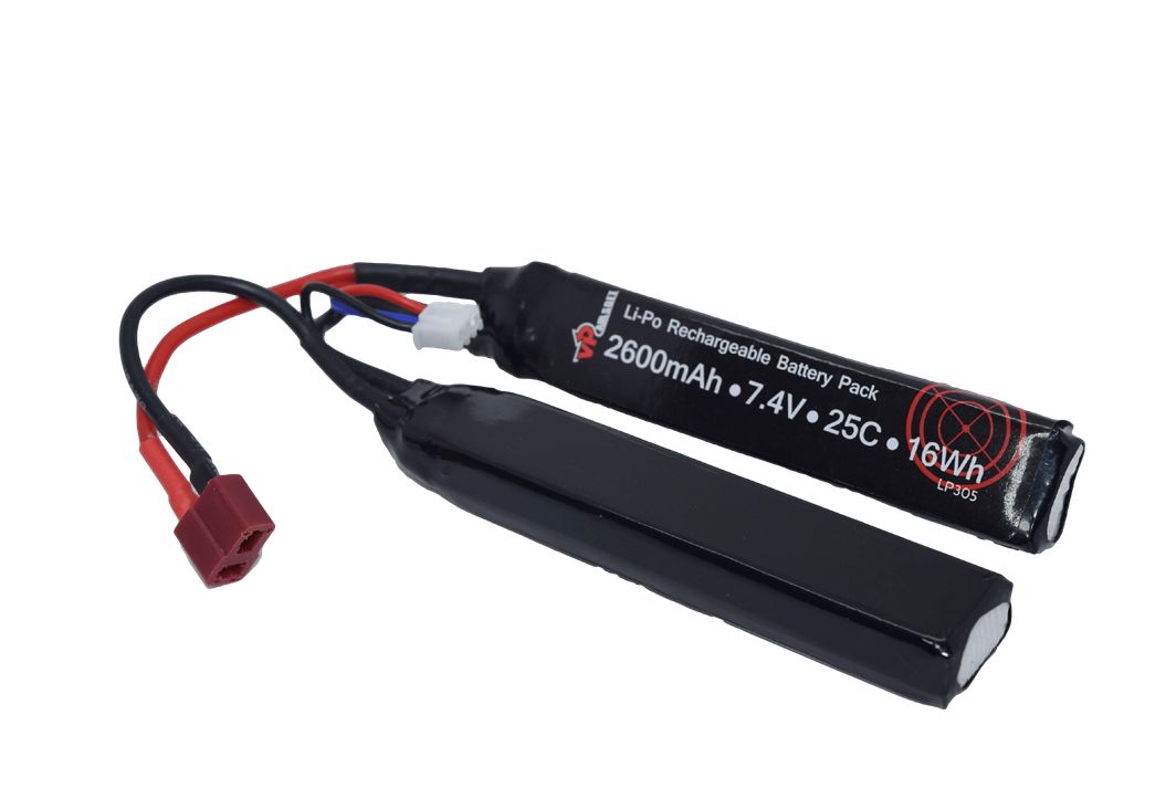 Airsoft 7.4V 2600mAh 25C LiPo Cranstock battery (Deans)