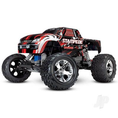 Red Stampede 1:10 2WD RTR Electric Monster Truck (+ TQ 2-ch, XL-5, Titan 550)