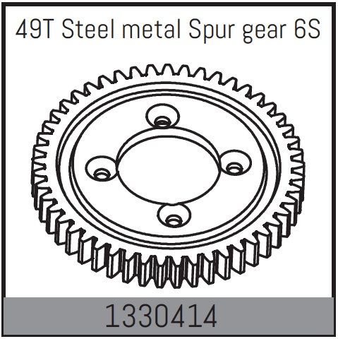49t Steel Spur Gear
