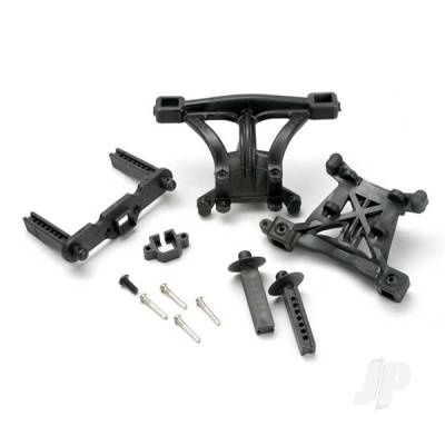 Body mounts, Front &amp; Rear / Body mount posts, Front &amp; Rear / 2.5x18mm screw pins (4 pcs) / 4x10mm BCS (1pc)