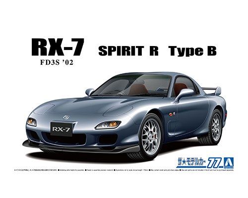 Cars, Bikes and Trucks Aoshima 1/24 Mazda FD3S RX-7 Spirit R Type B '02