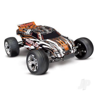 Orange Rustler 1:10 Stadium Truck with TQ 2.4 GHz radio system
