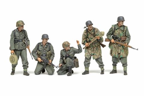 Military Tamiya 1/35 German Infantry Late War