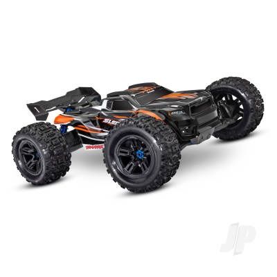 Orange, Sledge 1:8 4WD Brushless Electric Monster Truck (+ TQi 2-ch, TSM, VXL-6S)