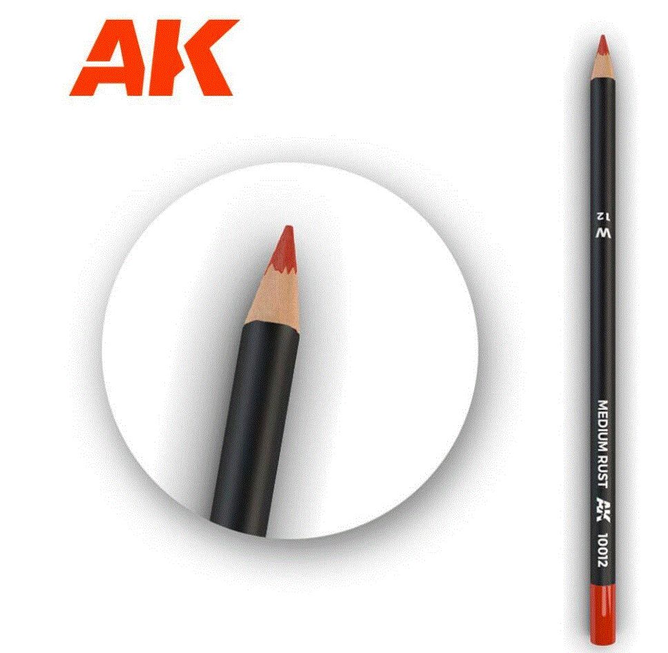 Weathering Watercolor Pencil – Medium Rust