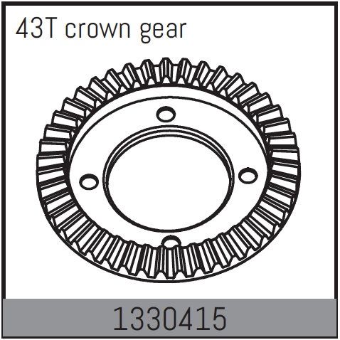 43t Crown Gear