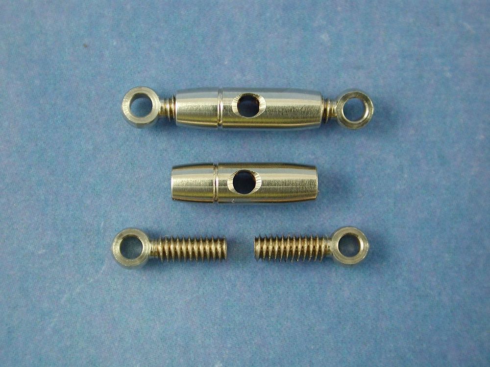 Turnbuckle, 3mm Eye, 10mm Ctr