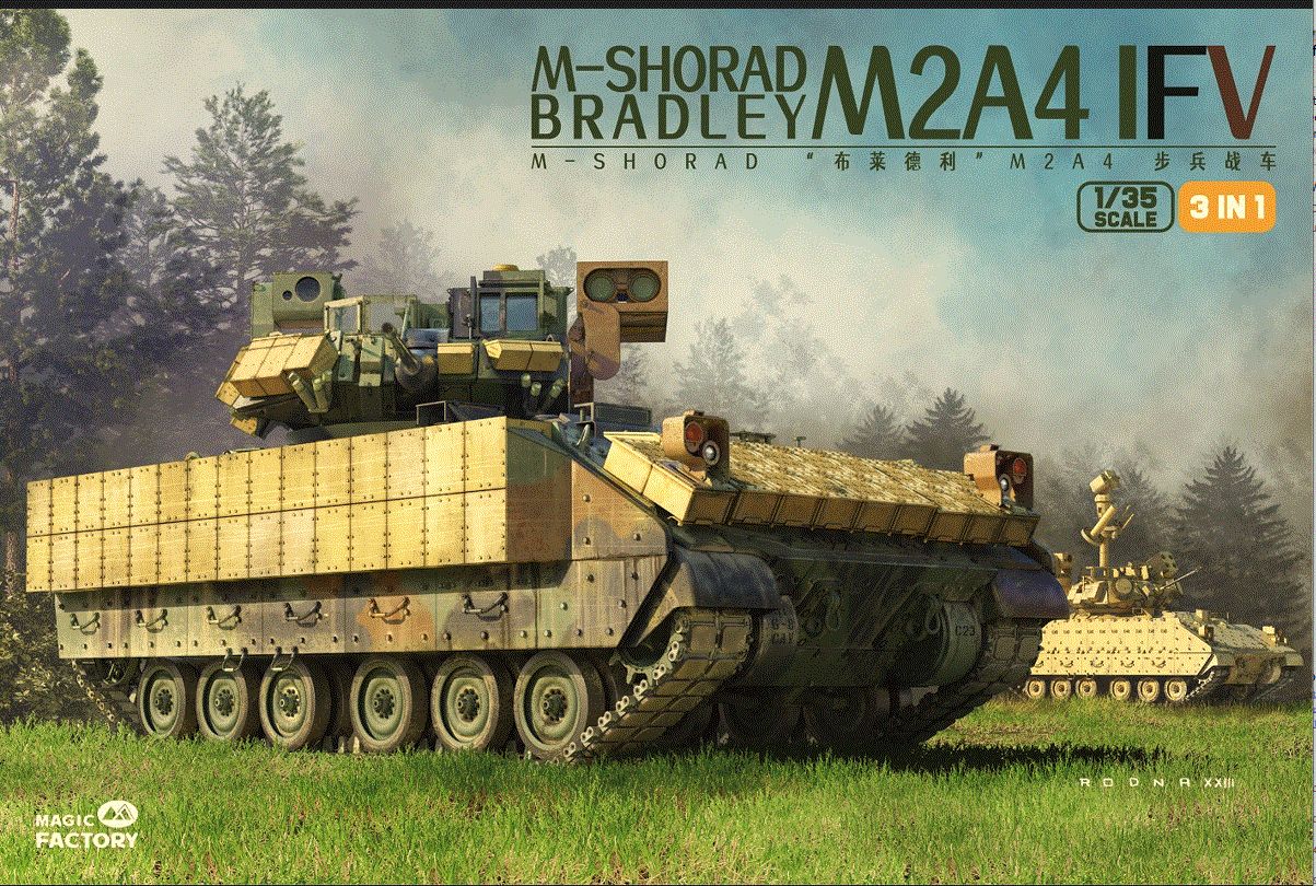 Military Magic Factory 1/35 M-Shorad Bradley/M2A4 IFV (3-in-1)