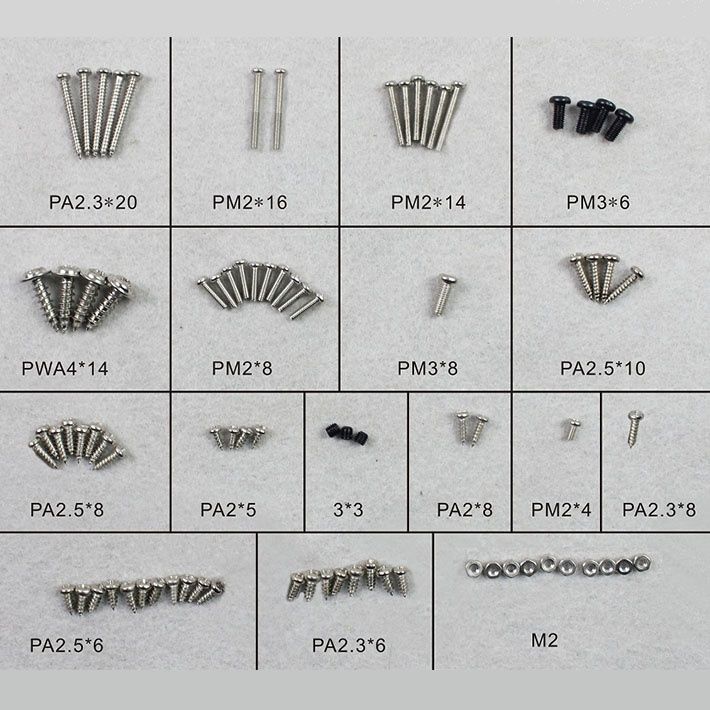 DYNAM ALBATROS DVA SCREW SET (Discontinued)
