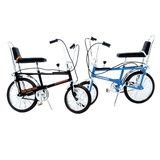 Chopper MK1 Bicycle 1:12 Die Cast Model - Twin Pack (Black and Blue)