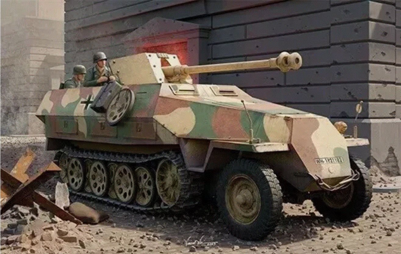 Military Trumpeter 1/16 Sd.Kfz.251/22 Ausf D