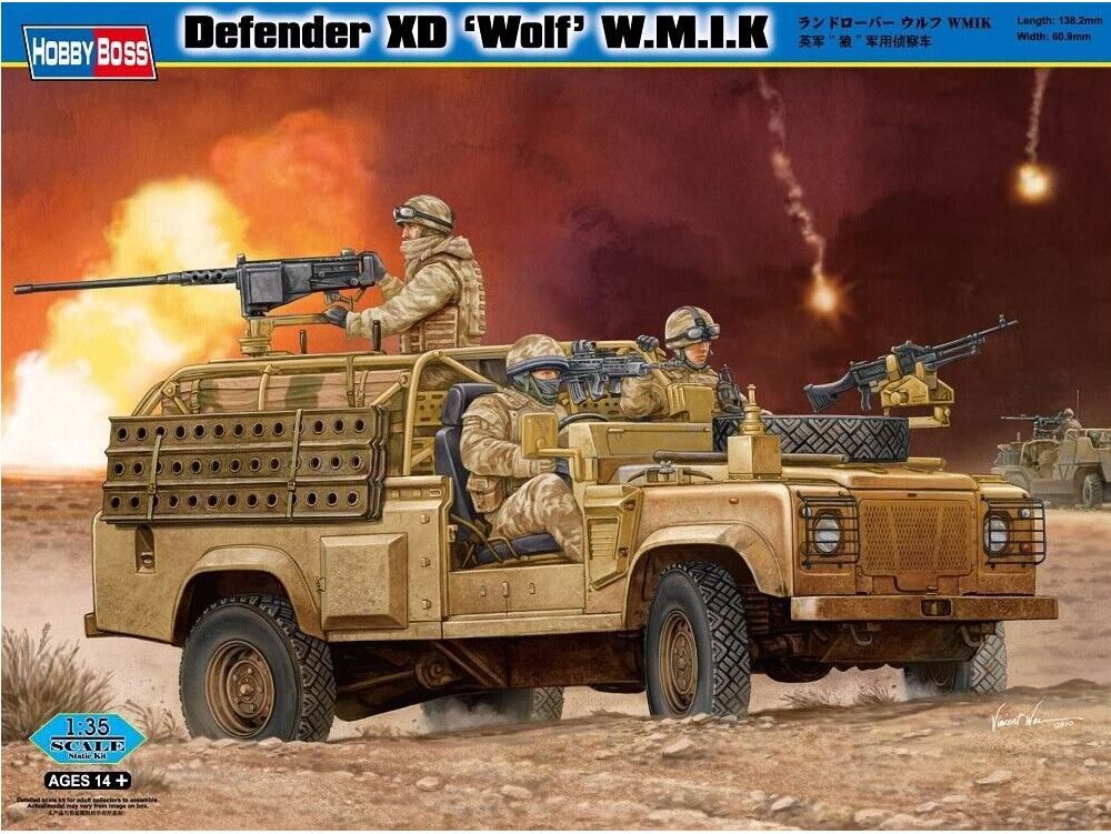 Military Hobby Boss 1/35 British Army Land Rover Wolf WMIKHBB