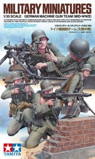 Military Tamiya 1/35 German MG Team Mid-WWII