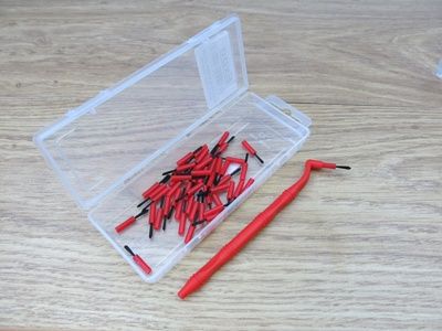 Double Ended Holder with 50 Micro Brushes